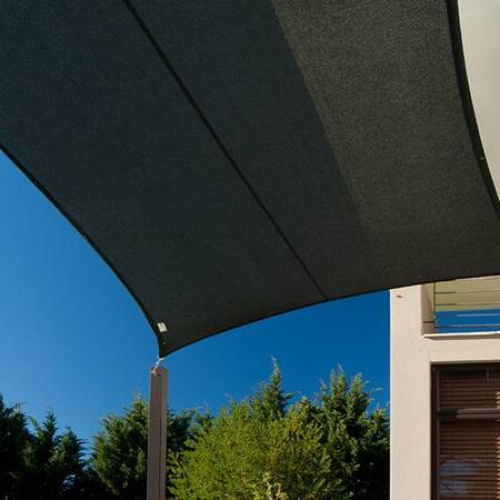 Shade Sail (gazebos-australia-charcoal-shade-sail-coolaroo)